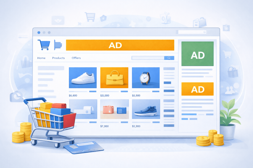 Google AdSense em Sites de E-commerce: Como Ganhar Dinheiro com Vendas e Anúncios