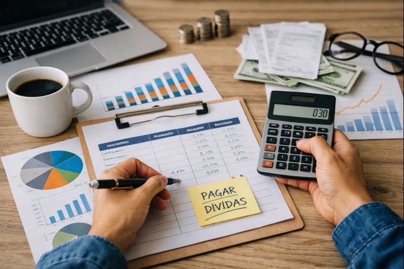 Como Organizar Suas Finanças Quando Está Endividado: Guia Completo