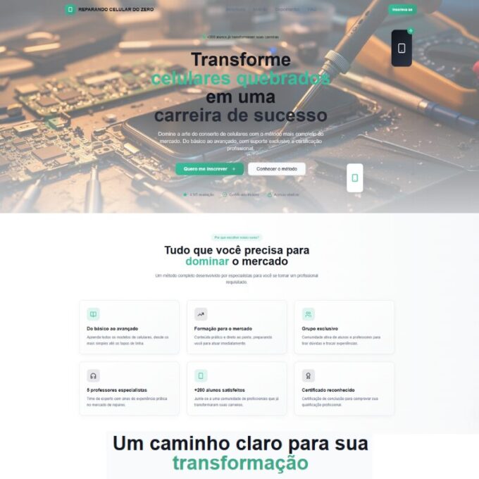 REPARANDO CELULAR DO ZERO