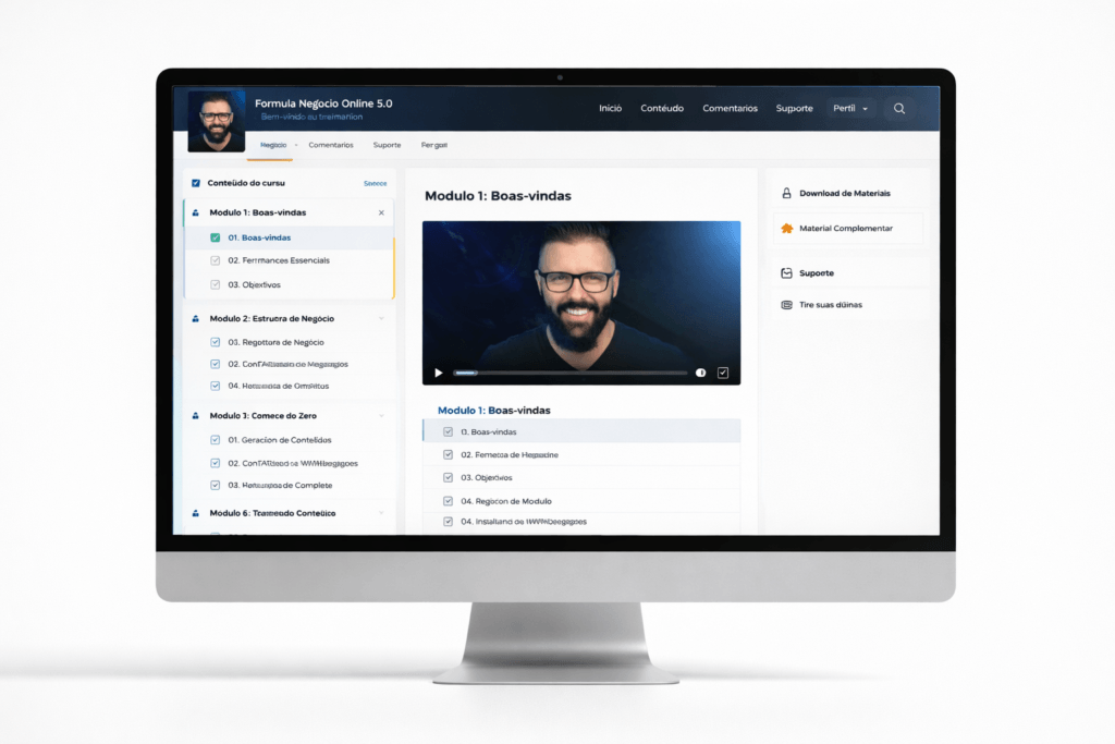 conteúdo do Fórmula Negócio Online