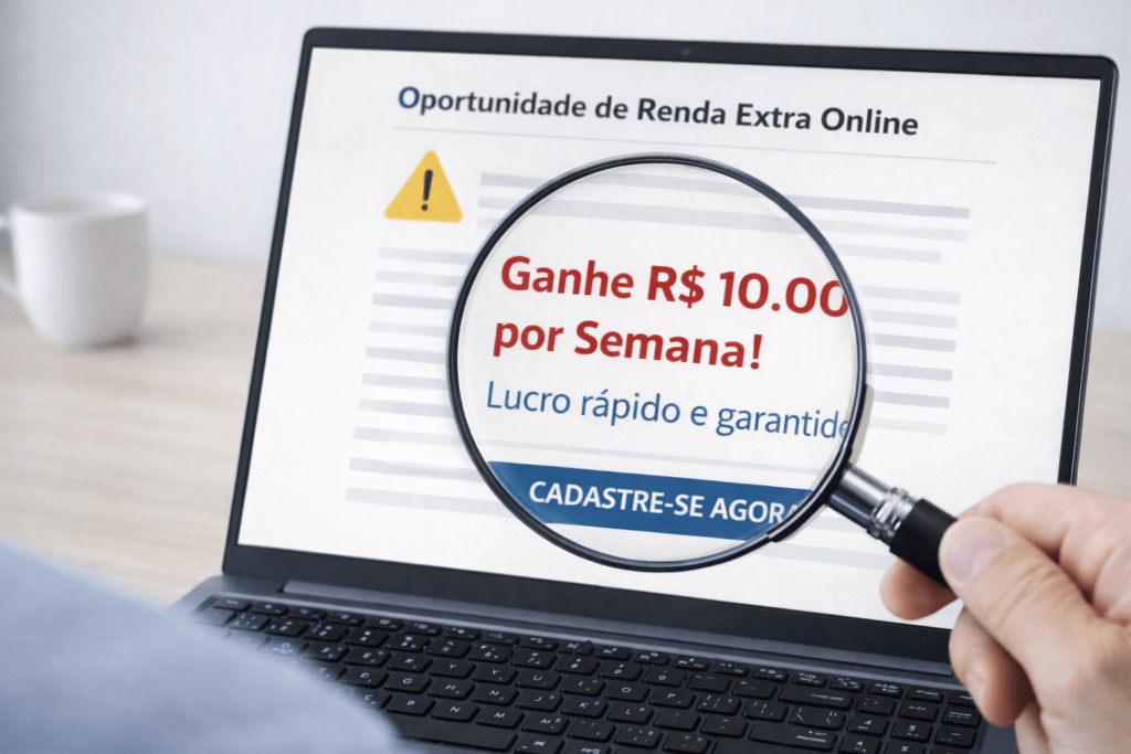 Como Identificar Golpes em Ofertas de Renda Extra: Cuidados Essenciais