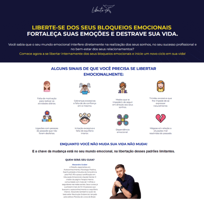 Liberte-se - Jornada de desenvolvimento e libertação emocional
