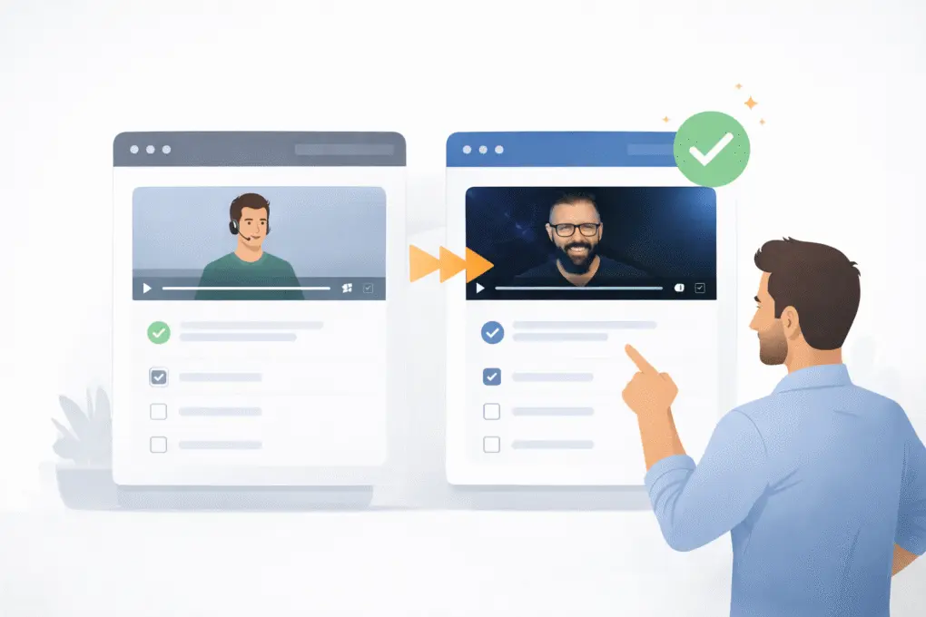 Aluno avaliando conteúdos do Fórmula Negócio Online 5.0