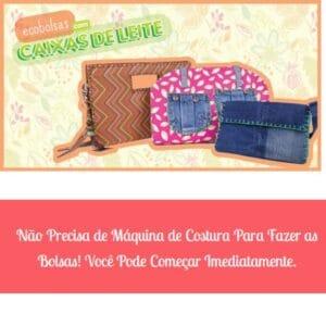 EcoBolsas com Caixas de Leite