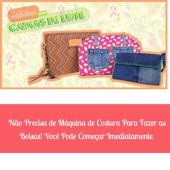 EcoBolsas com Caixas de Leite