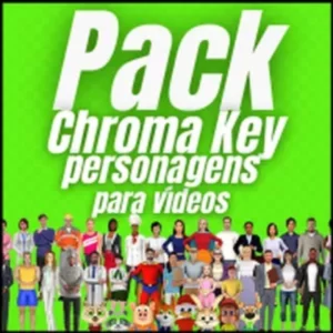 Pack Personagens Chroma Key para Vídeos