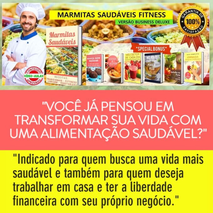 CURSO DE MARMITAS FITNESS SAUDÁVEIS