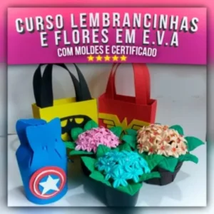 Curso Lembrancinhas e Flores em E.V.A