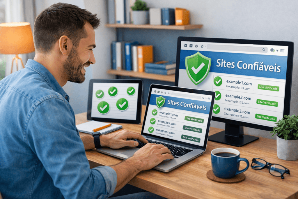 Identificando Sites Confiáveis para Ganhar Dinheiro