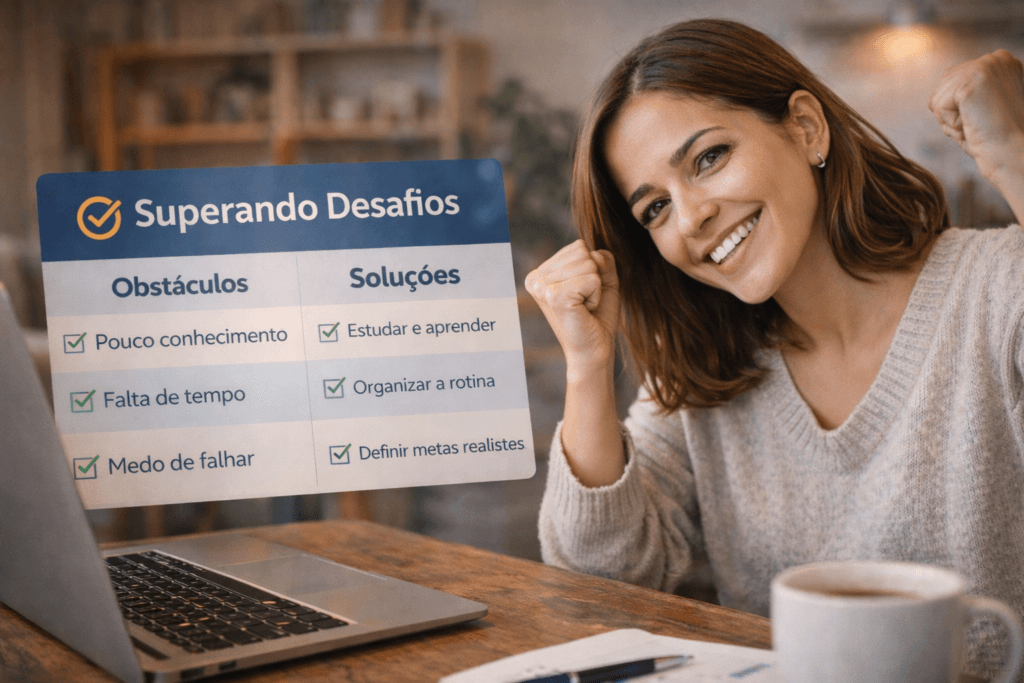 Como Vencer os Desafios Comuns de Quem Inicia uma Renda Extra Online