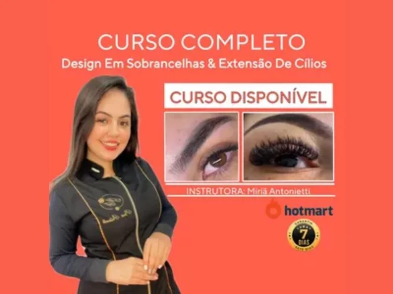 Review: Curso de Design de Sobrancelhas e Extensão de Cílios da Miriã Antonietti 