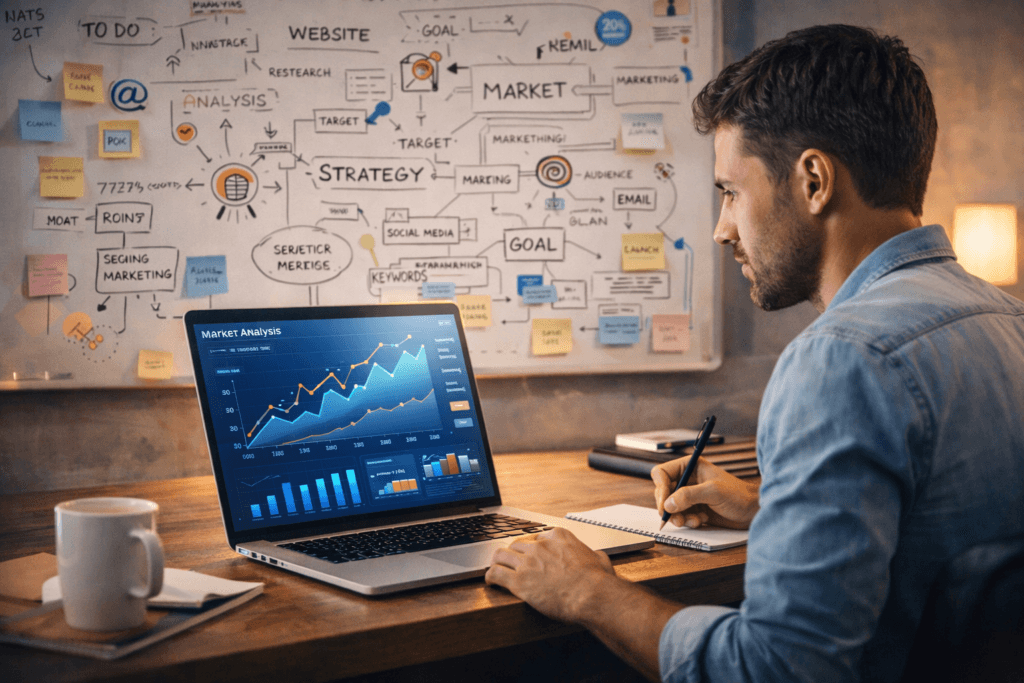 Falta de Planejamento e Pesquisa de Mercado