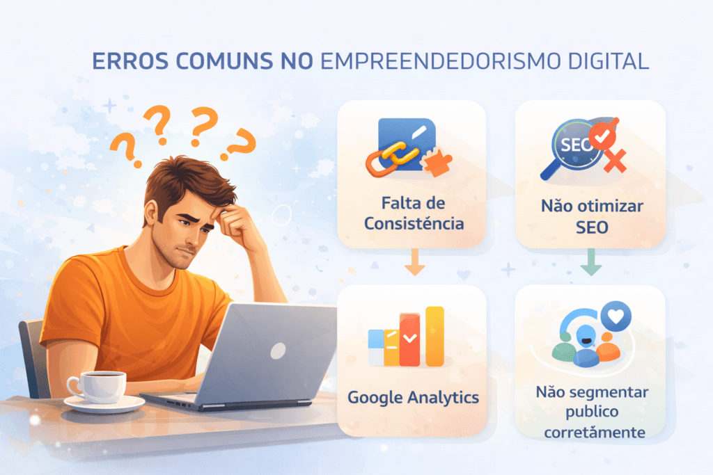 Erros Comuns no Empreendedorismo Digital e Como Evitá-los