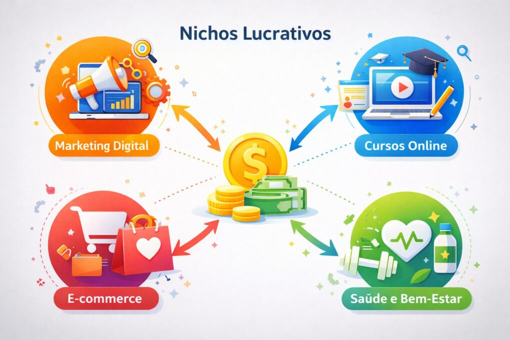 Exemplos de Nichos Lucrativos para Empreendedores Digitais