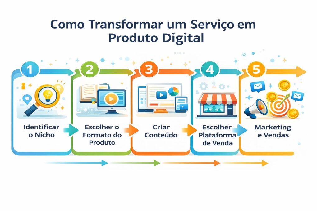Passo a Passo: Como Transformar Serviço em Produto Digital