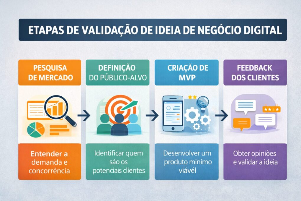 Etapas Fundamentais para Validar Sua Ideia de Negócio Digital