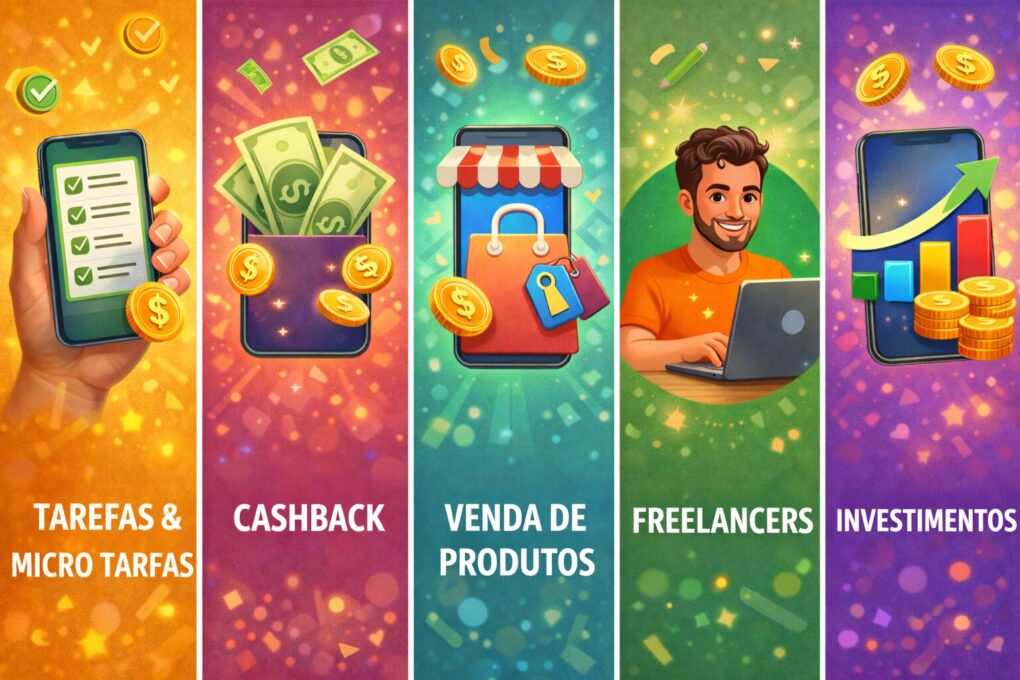 Tipos de Aplicativos para Ganhar Dinheiro