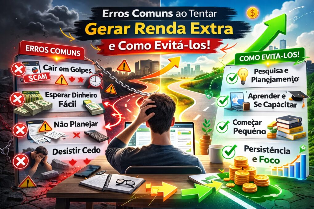 Erros Comuns ao Tentar Gerar Renda Extra e Como Evitá-los