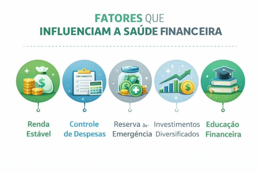 Fatores que Influenciam a Saúde Financeira