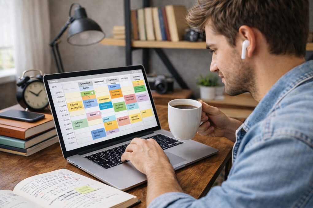 Como organizar sua rotina para conciliar estudos e trabalho