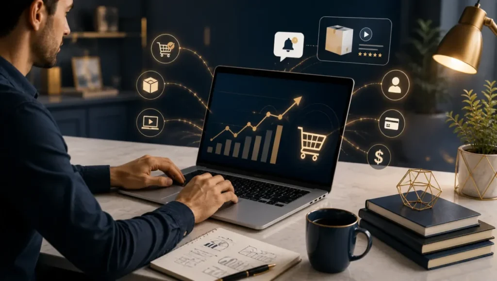 Como o copywriting se conecta com renda extra, empreendedorismo digital e desenvolvimento pessoal financeiro