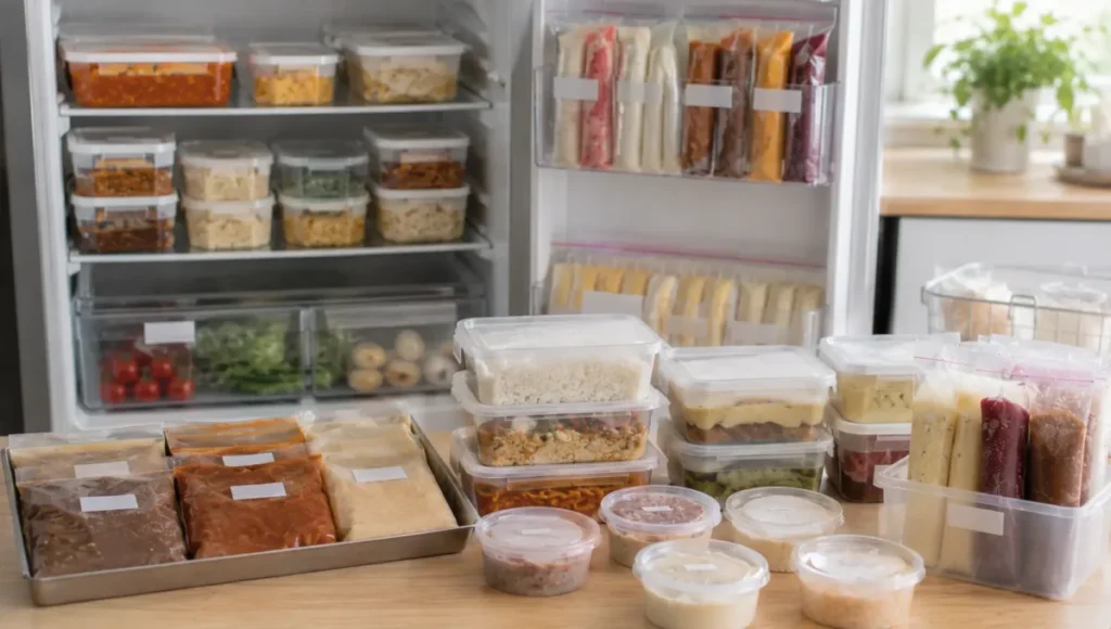 Armazenamento de comida para vender com segurança