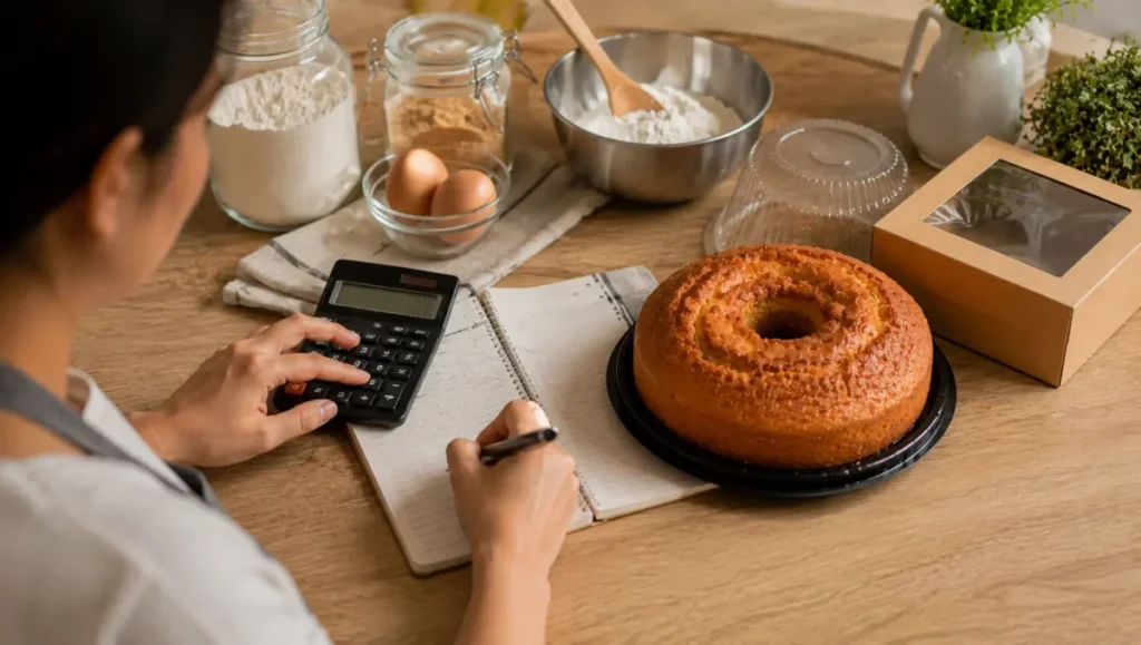 Calculando preço de bolo caseiro para vender
