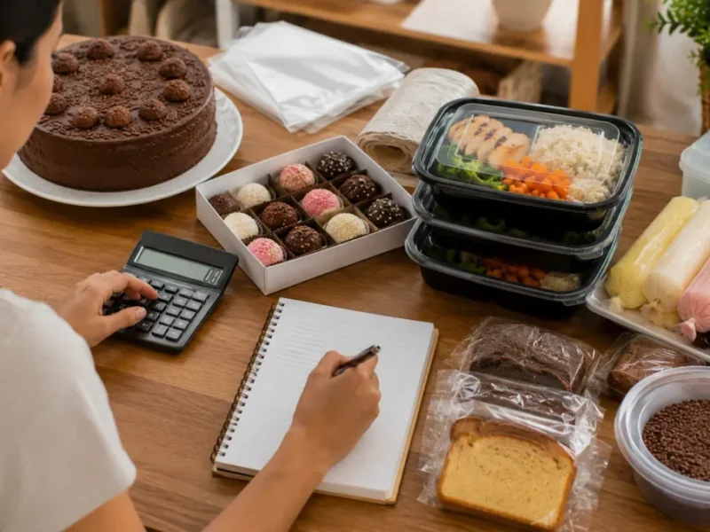 Como Calcular Preço de Comida para Vender