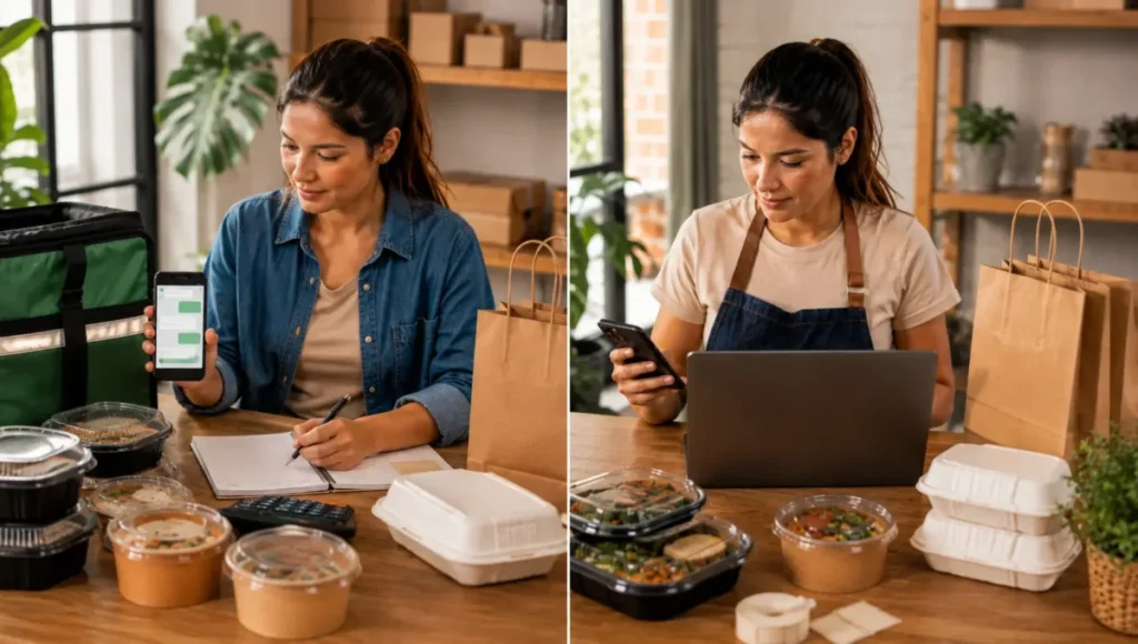 Controle no delivery próprio e aplicativos de comida