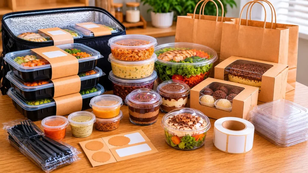 Embalagem para comida caseira para vender