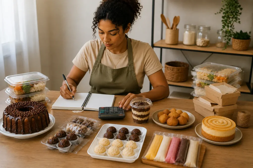 Escolhendo produtos certos para cardápio de comida