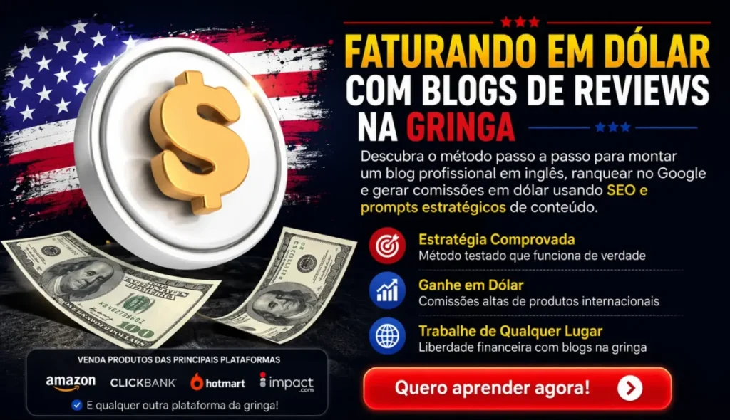 faturando em dolar