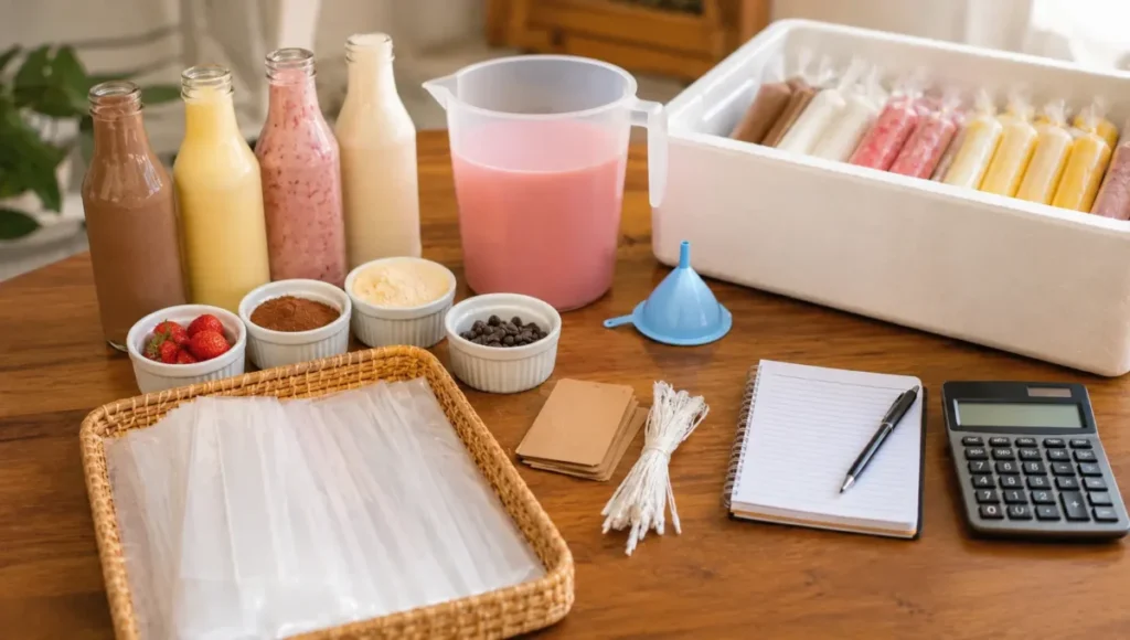 Itens básicos para começar a vender geladinho gourmet