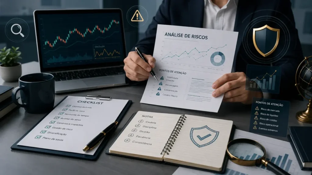 Pontos de atenção ao estudar conteúdos sobre Bolsa opções e investimentos