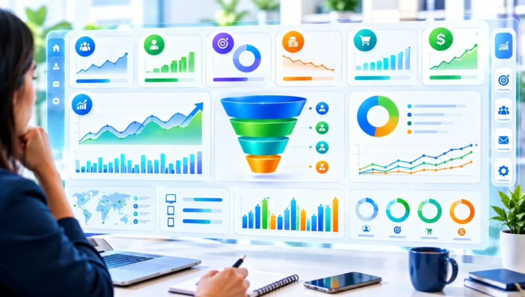 Métricas de Inbound Marketing para acompanhar tráfego, leads, conversões, CAC e retorno
