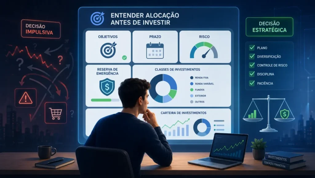 Por que iniciantes devem entender alocação de ativos?
