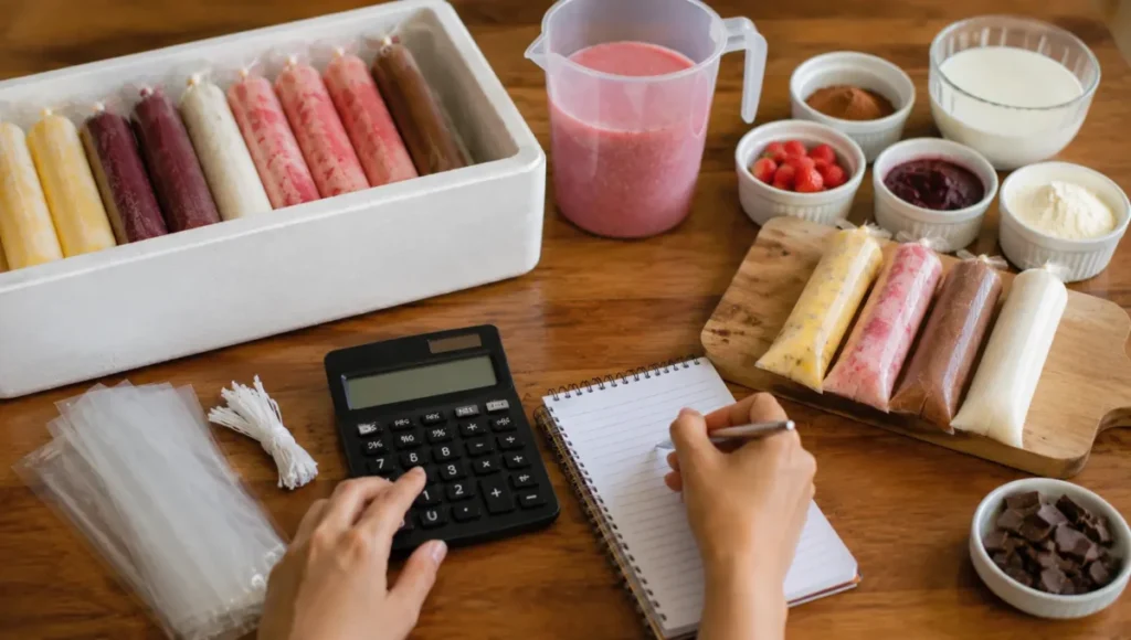 Calculando preço de geladinho gourmet para vender