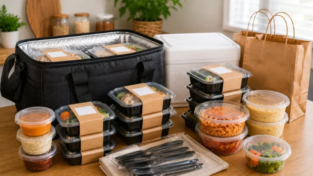 Transporte de alimentos para venda com segurança