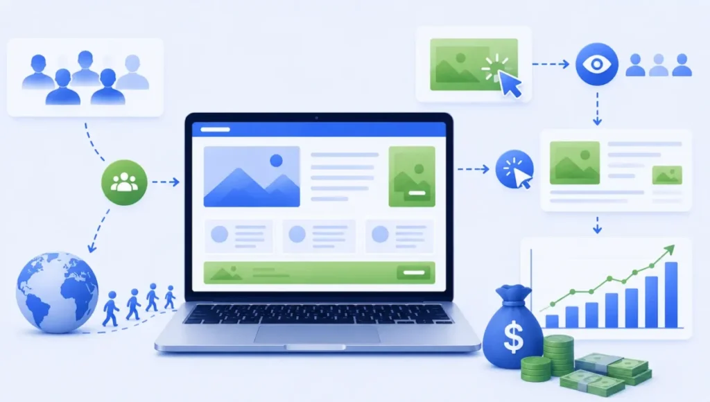 monetização por anúncios