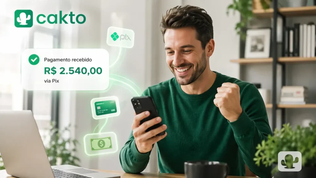 Principais funcionalidades da Cakto