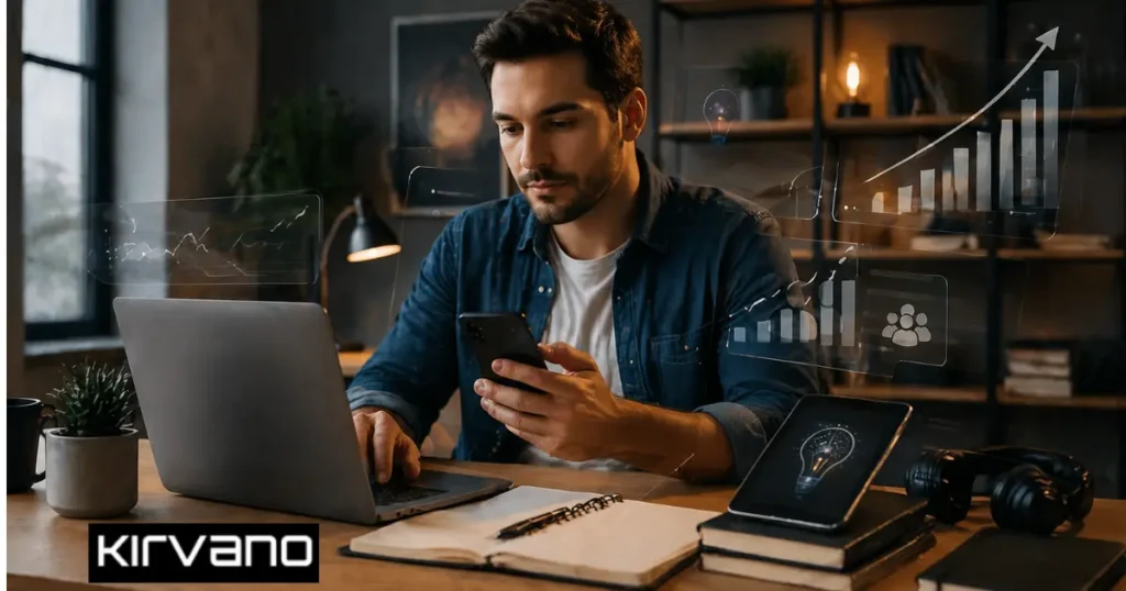Como a Kirvano se conecta com renda extra, empreendedorismo digital e desenvolvimento financeiro