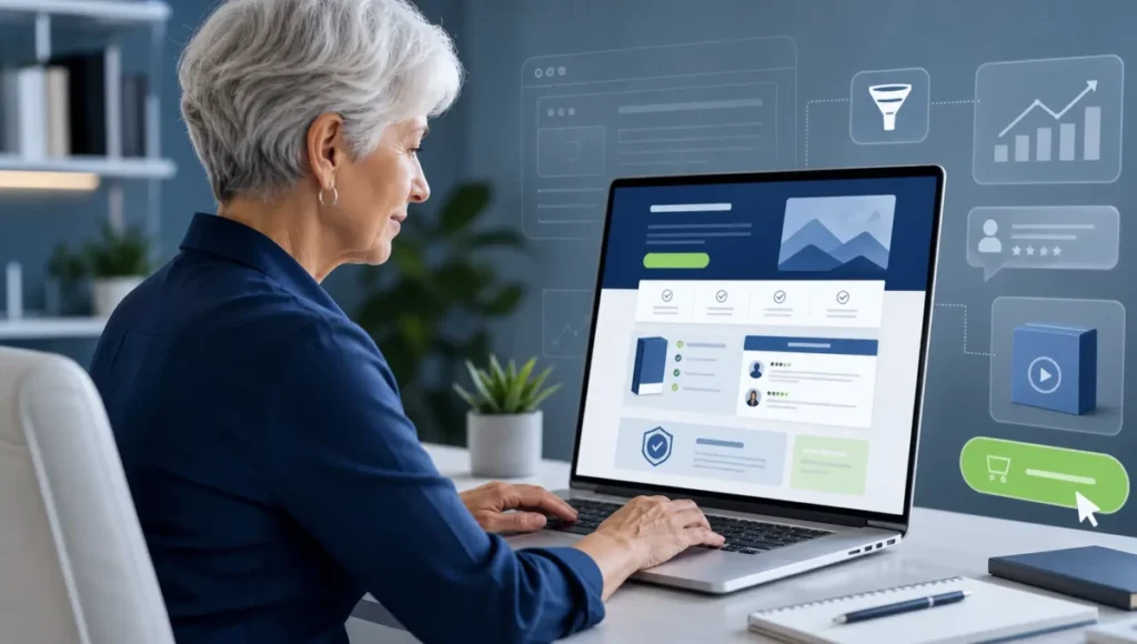 Página de vendas para vender produtos digitais na Kirvano