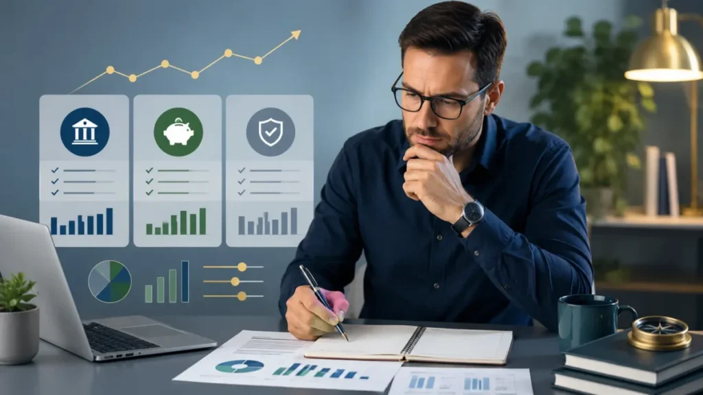 Pessoa analisando se uma plataforma de educação financeira vale a pena