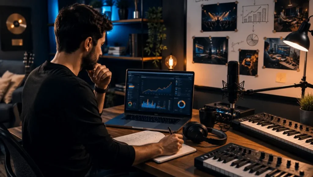 Projeto musical transformado em negócio digital e fonte de renda