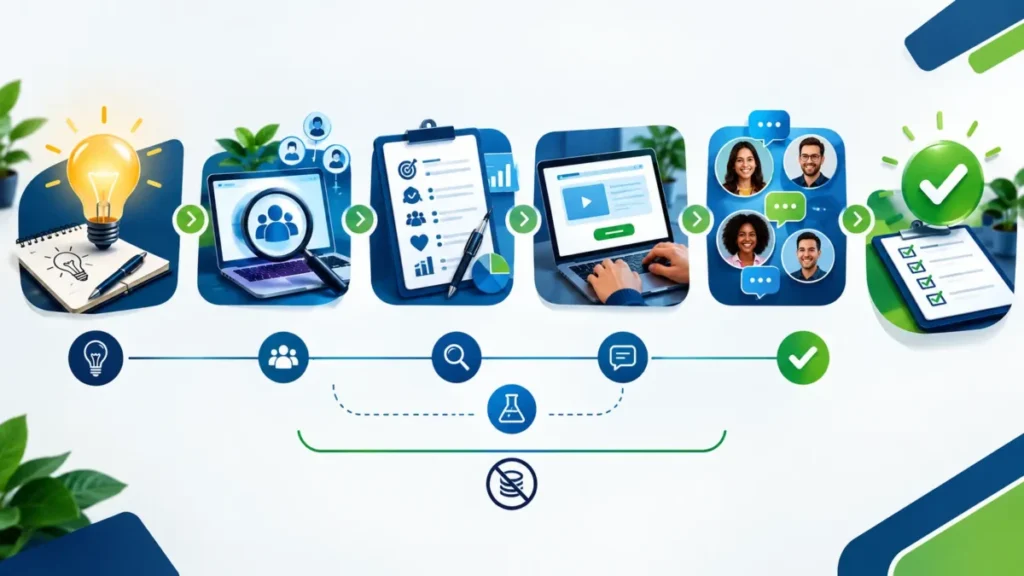 Como validar uma ideia de infoproduto antes de produzir