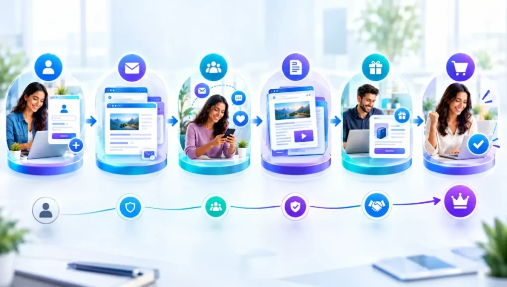 Nutrição de leads por e-mail até o relacionamento, oferta e conversão