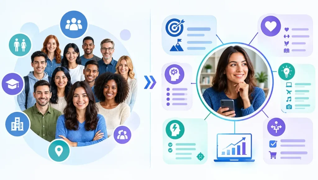 o que é persona - Diferença entre persona e público-alvo em uma estratégia de marketing digital