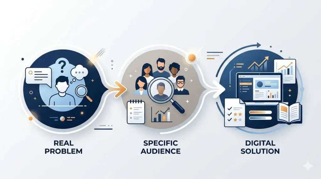 Validação de produto digital com análise de problema público e solução