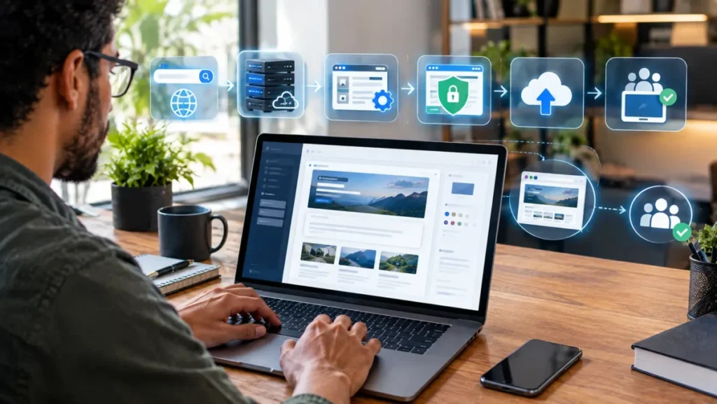 Passo a passo para colocar um site no ar com domínio e hospedagem