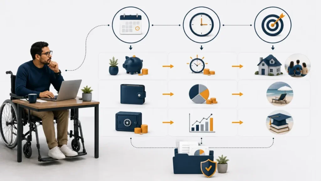 Comparação entre liquidez prazo e objetivo financeiro